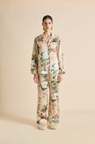Lila Tirtoff Cream Floral Pajamas