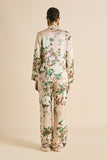 Lila Tirtoff Cream Floral Pajamas