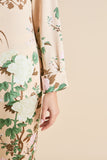 Lila Tirtoff Cream Floral Pajamas