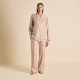 Yves Sarazzin Pink Geometric Pajamas
