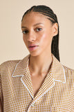 Yves Sarazzin Pink Geometric Pajamas