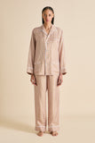 Yves Sarazzin Pink Geometric Pajamas