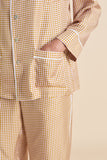 Yves Sarazzin Pink Geometric Pajamas